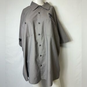 CORNER STONE BRAND 2XL BUTTON DOWN SHIRT SAMUEL ADAMS BRANDED